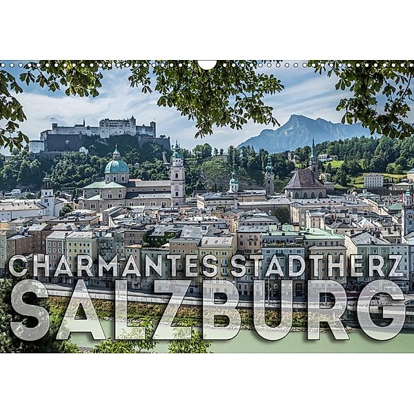 Charmantes Stadtherz SALZBURG (Wandkalender 2020 DIN A3 quer), Melanie Viola