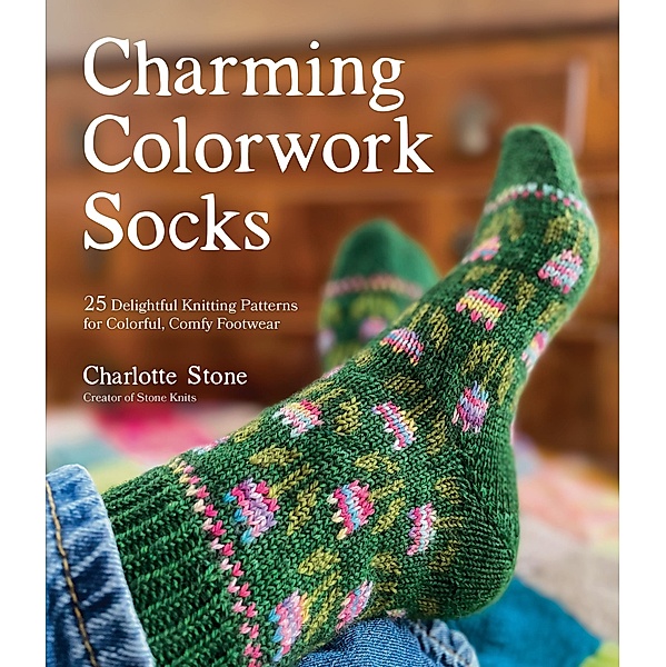 Charming Colorwork Socks, Charlotte Stone