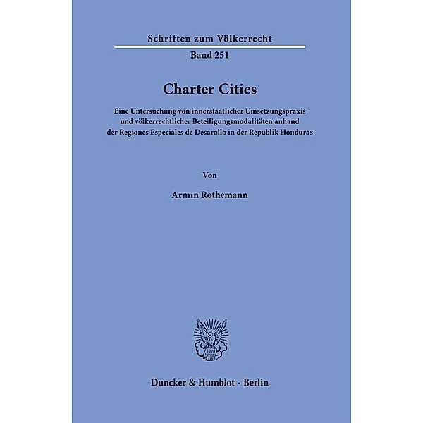 Charter Cities., Armin Rothemann