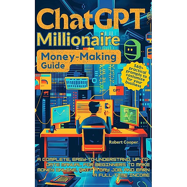 ChatGPT Millionaire Money-Making Guide: A Complete, Easy-to-Understand, Up-to-Date Manual for Beginners to Make Money Online, Quit a Day Job, and Earn a Full-Time Income, Robert Cooper