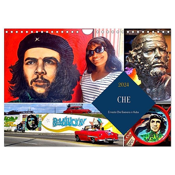 CHE - Ernesto Che Guevara in Kuba (Wandkalender 2024 DIN A4 quer), CALVENDO Monatskalender, Henning von Löwis of Menar