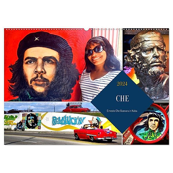 CHE - Ernesto Che Guevara in Kuba (Wandkalender 2024 DIN A2 quer), CALVENDO Monatskalender, Henning von Löwis of Menar