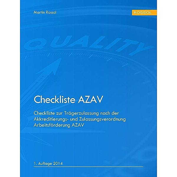 Checkliste AZAV, Martin Rossol