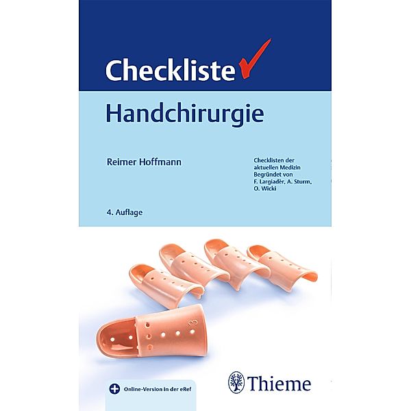 Checkliste Handchirurgie / Checklisten Medizin, Reimer Hoffmann