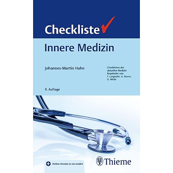 Checkliste Innere Medizin, Johannes-Martin Hahn
