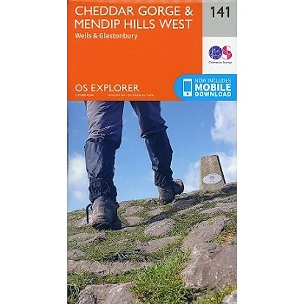 Cheddar Gorge and Mendip Hills West, Ordnance Survey