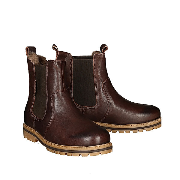 bisgaard Chelsea-Boots KIDS CLASSIC gefüttert in dunkelbraun