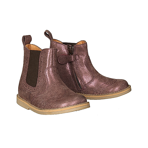 froddo® Chelsea-Boots LEVENTE mit Lochmuster in altrosa metallic