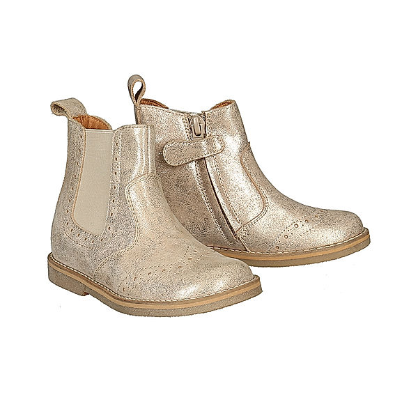 froddo® Chelsea-Boots SO CHIC mit Lochmuster in metallic gold