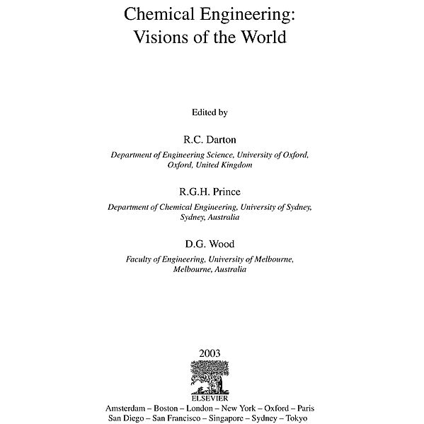 Chemical Engineering: Visions of the World