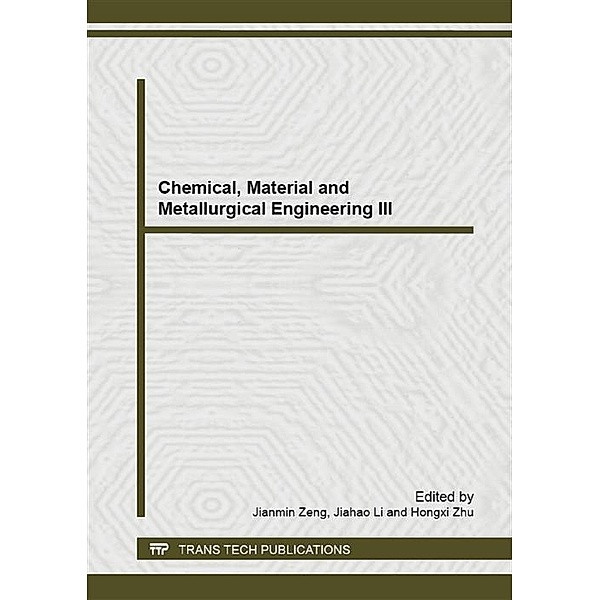 Chemical, Material and Metallurgical Engineering III