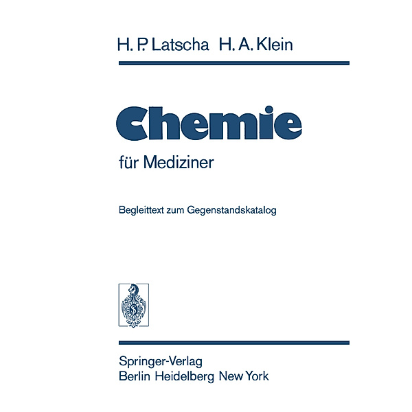 Chemie, H. P. Latscha, H. A. Klein