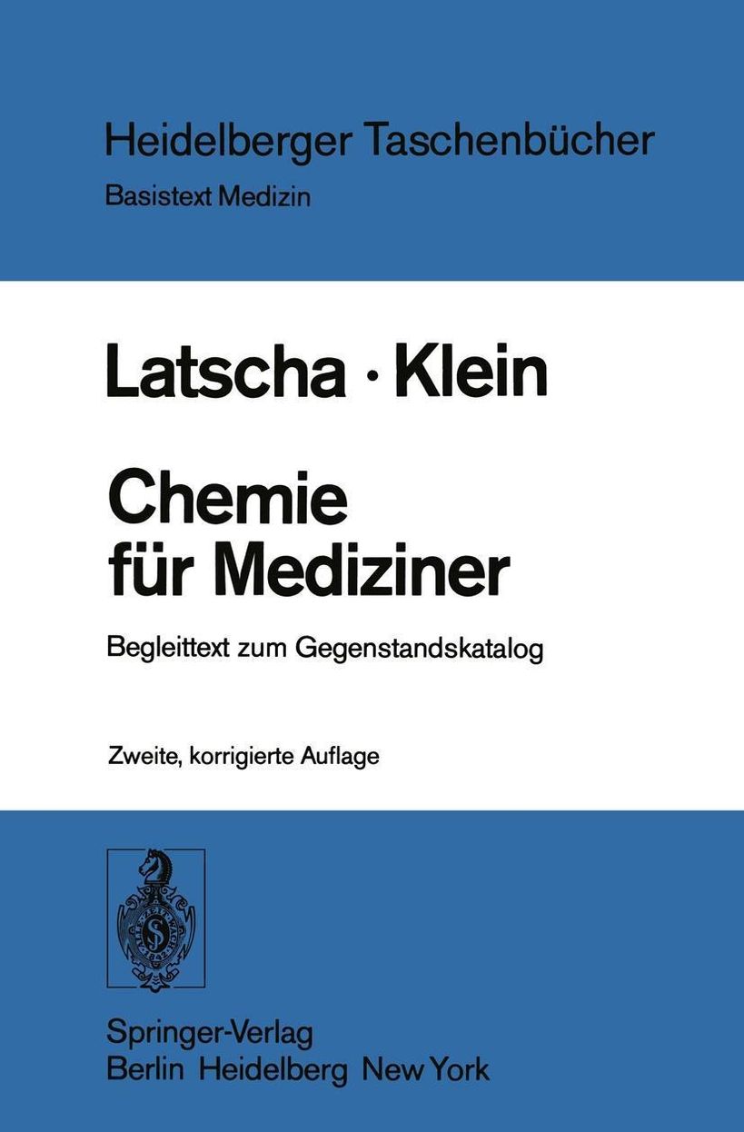 Chemie für Mediziner Heidelberger Taschenbücher Bd.171 eBook v. H. P.  Latscha u. weitere | Weltbild