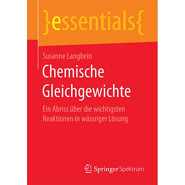 Chemische Gleichgewichte, Susanne Langbein