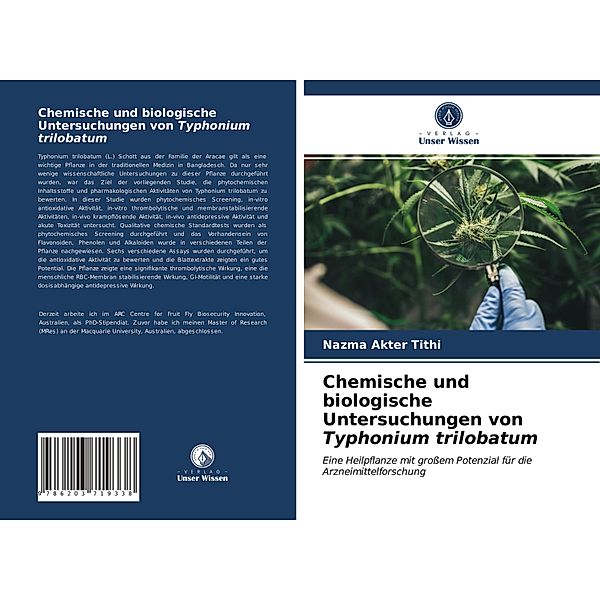 Chemische und biologische Untersuchungen von Typhonium trilobatum, Nazma Akter Tithi