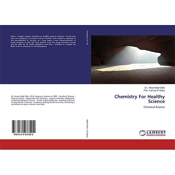 Chemistry For Healthy Science, Hanan Badr Eldin, Prof . Lamiaa El Gabry, Lamiaa El Gabry