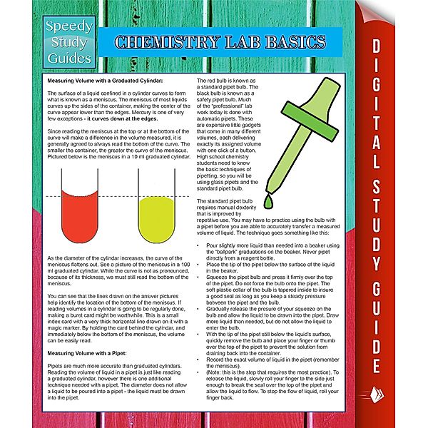 Chemistry Lab Basics (Speedy Study Guides), Mdk Publishing