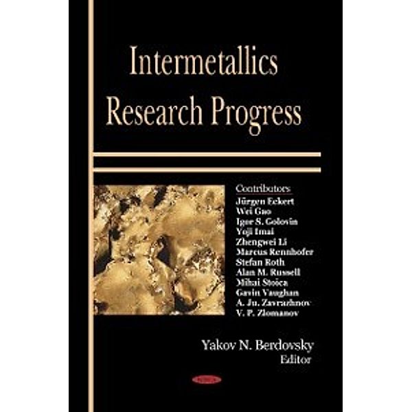 Chemistry Research and Applications: Intermetallics Research Progress