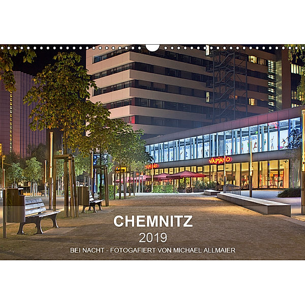 Chemnitz - fotografiert von Michael Allmaier (Wandkalender 2019 DIN A3 quer), Michael Allmaier