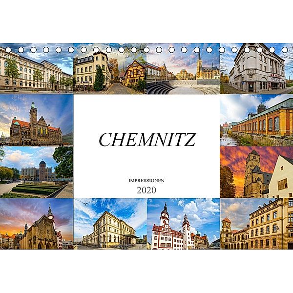 Chemnitz Impressionen (Tischkalender 2020 DIN A5 quer), Dirk Meutzner