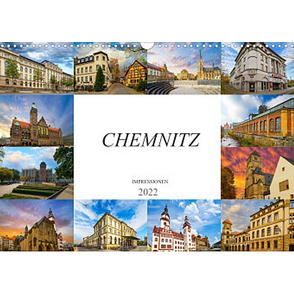 Chemnitz Impressionen (Wandkalender 2022 DIN A3 quer), Dirk Meutzner