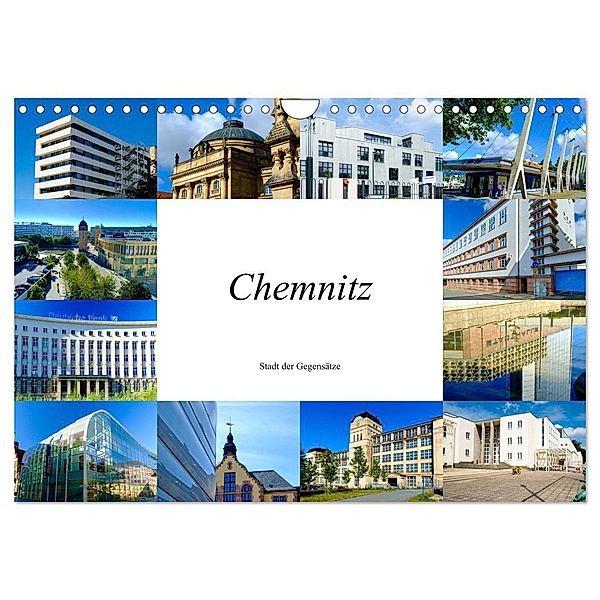 Chemnitz - Stadt der Gegensätze (Wandkalender 2024 DIN A4 quer), CALVENDO Monatskalender, Markus W. Lambrecht