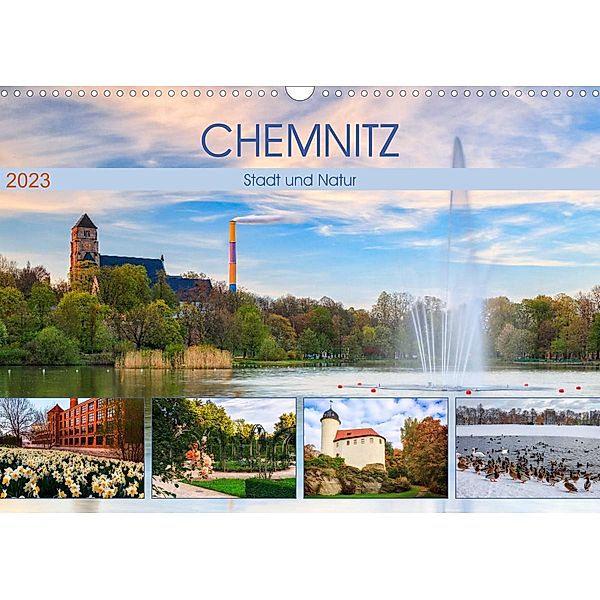 Chemnitz - Stadt und Natur (Wandkalender 2023 DIN A3 quer), Daniela Beyer