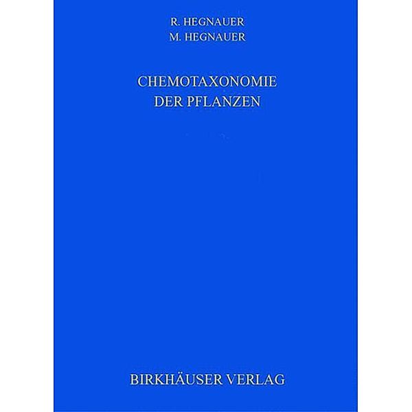 Chemotaxonomie der Pflanzen, R. Hegnauer