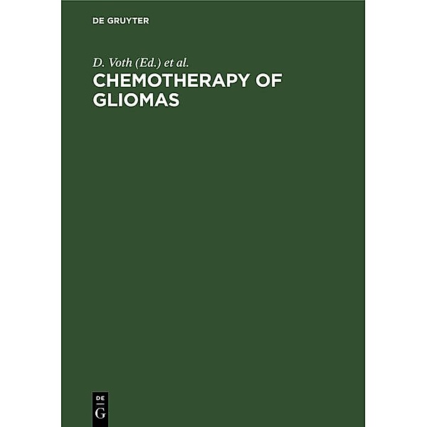 Chemotherapy of gliomas