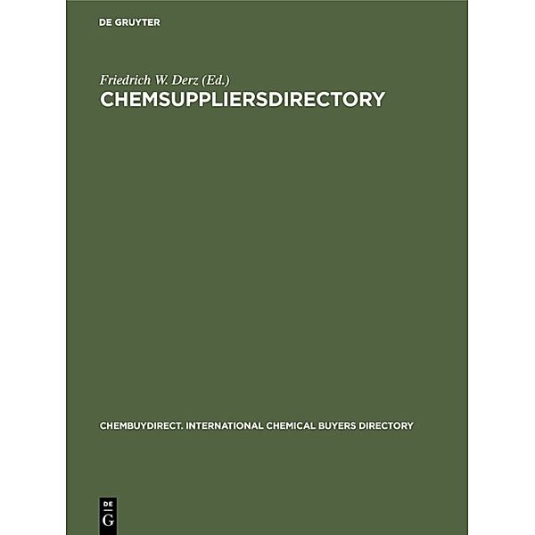 ChemSUPPLIERSdirectory