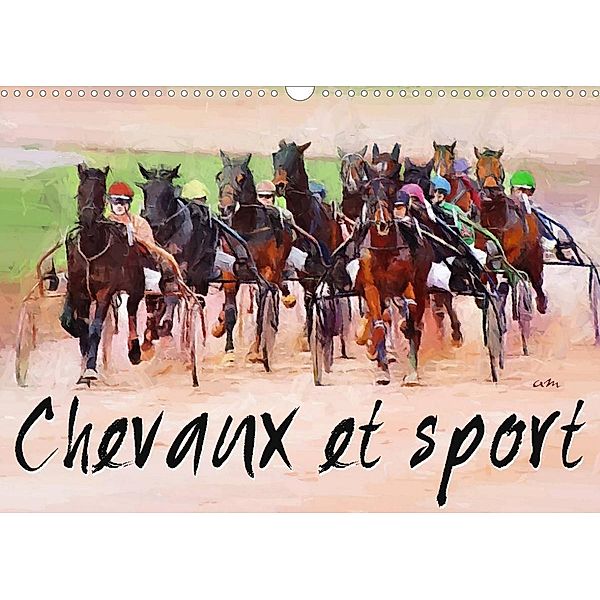 Chevaux et Sport (Calendrier mural 2023 DIN A3 horizontal), Sudpastel