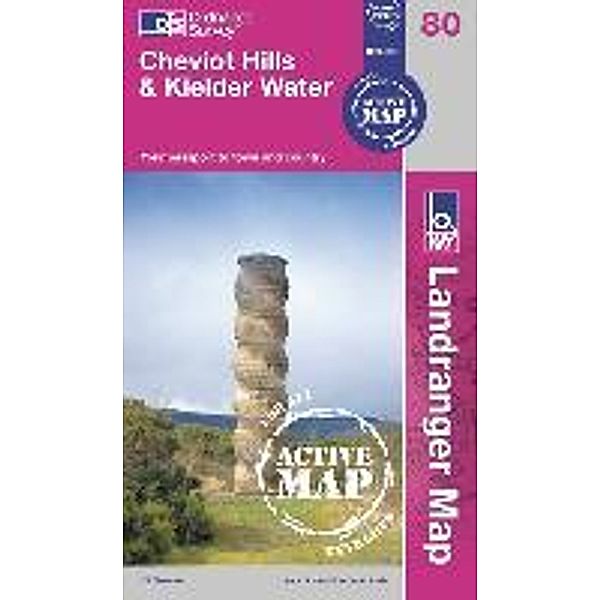 Cheviot Hills & Kielder Water  1 : 50 000