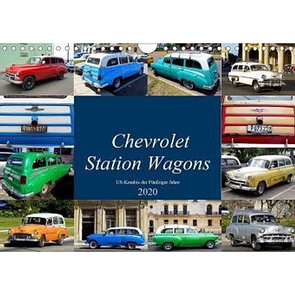 Chevrolet Station Wagons - US-Kombis der Fünfziger Jahre (Wandkalender 2020 DIN A4 quer), Henning von Löwis of Menar