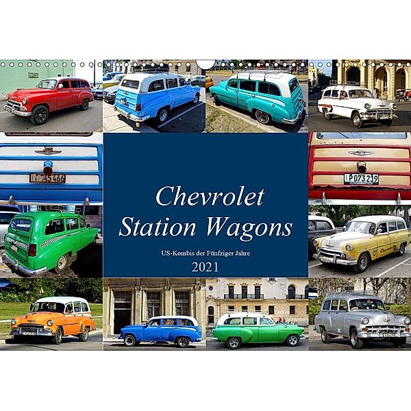 Chevrolet Station Wagons - US-Kombis der Fünfziger Jahre (Wandkalender 2021 DIN A3 quer), Henning von Löwis of Menar, Henning von Löwis of Menar