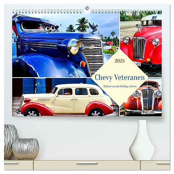 Chevy Veteranen - Oldtimer aus den Dreißiger Jahren (hochwertiger Premium Wandkalender 2025 DIN A2 quer), Kunstdruck in Hochglanz, Calvendo, Henning von Löwis of Menar