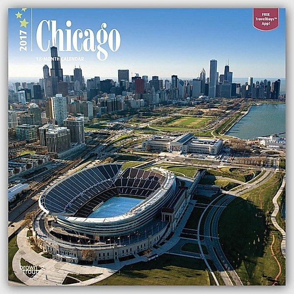 Chicago 2017 - 18-Monatskalender mit freier TravelDays-App
