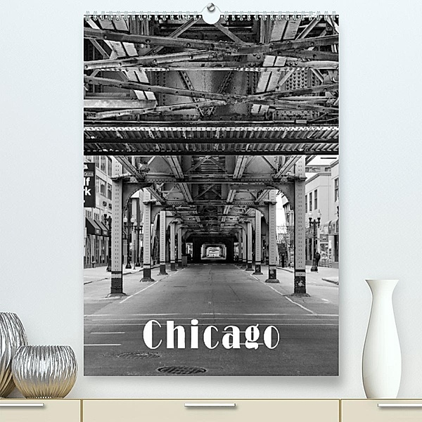 Chicago 2023 (Premium, hochwertiger DIN A2 Wandkalender 2023, Kunstdruck in Hochglanz), Detlef Kolbe