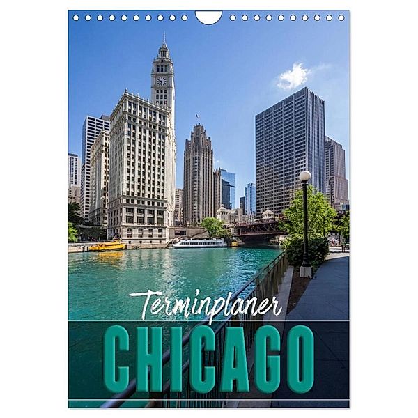 CHICAGO Terminplaner (Wandkalender 2024 DIN A4 hoch), CALVENDO Monatskalender, Melanie Viola
