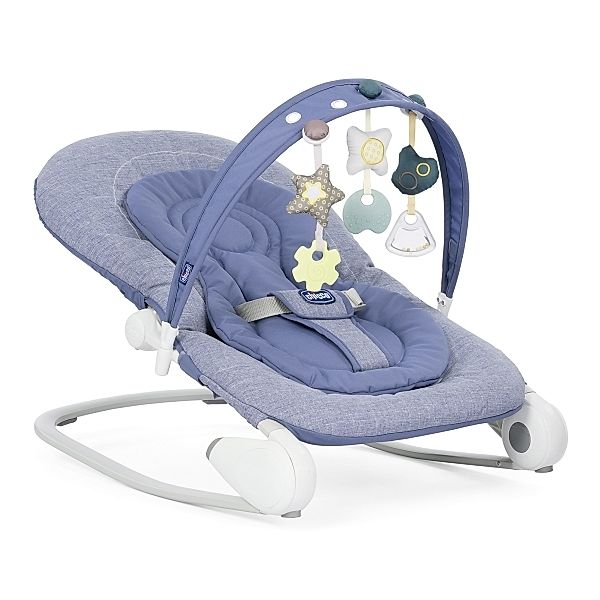 Chicco Babywippe Hoopla Avio mit Spielbogen, blau