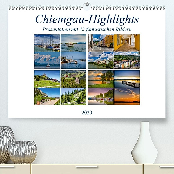 Chiemgau-Highlights (Premium-Kalender 2020 DIN A2 quer), Ursula Di Chito