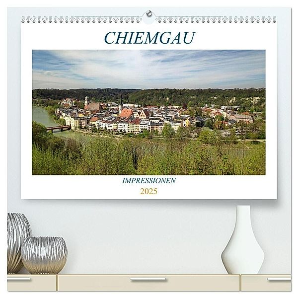 Chiemgau - Impressionen (hochwertiger Premium Wandkalender 2025 DIN A2 quer), Kunstdruck in Hochglanz, Calvendo, Peter Balan