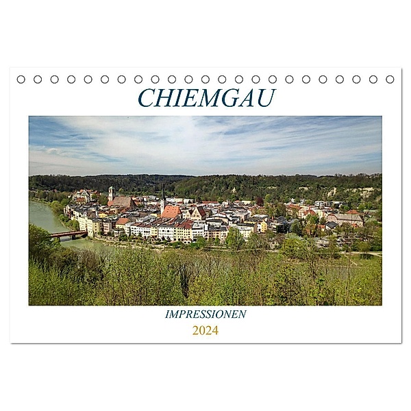 Chiemgau - Impressionen (Tischkalender 2024 DIN A5 quer), CALVENDO Monatskalender, Peter Balan