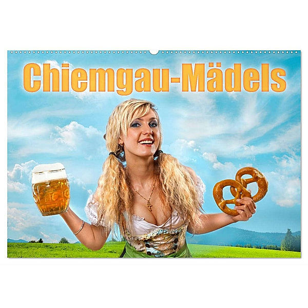 Chiemgau-Mädels (Wandkalender 2024 DIN A2 quer), CALVENDO Monatskalender, Jo Graetz