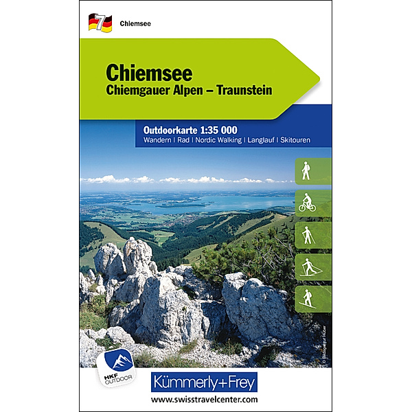Chiemsee Nr. 07 Outdoorkarte Deutschland 1:35 000