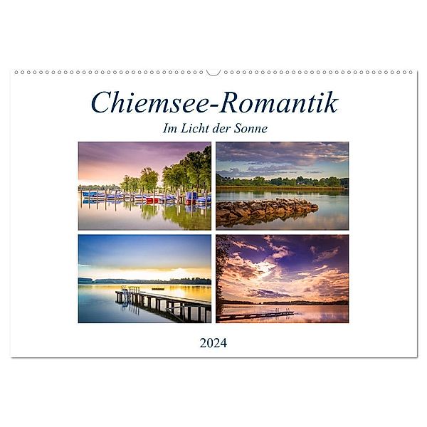 Chiemsee-Romantik (Wandkalender 2024 DIN A2 quer), CALVENDO Monatskalender, Ursula Di Chito