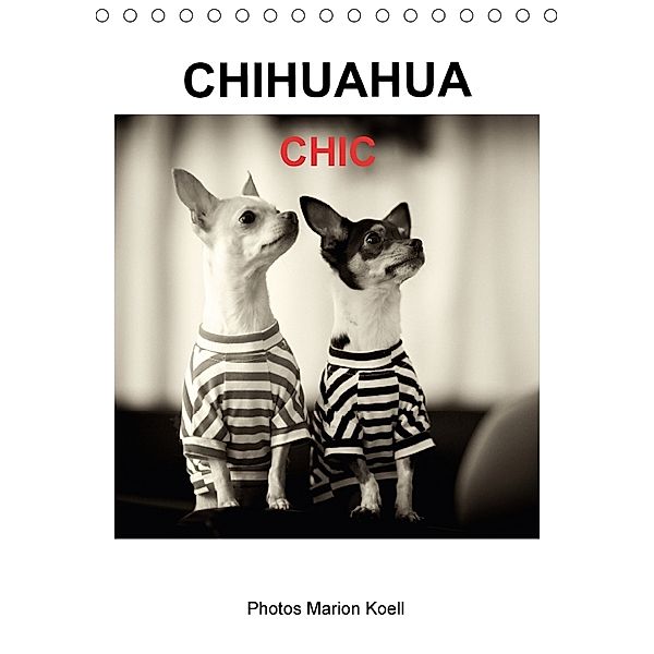 CHIHUAHUA CHIC Photos Marion Koell (Tischkalender 2018 DIN A5 hoch), Marion Koell, Marion                          10001471178 Koell