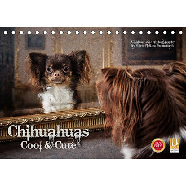 Chihuahuas - Cool and Cute (Tischkalender 2022 DIN A5 quer), Oliver Pinkoss Photostorys