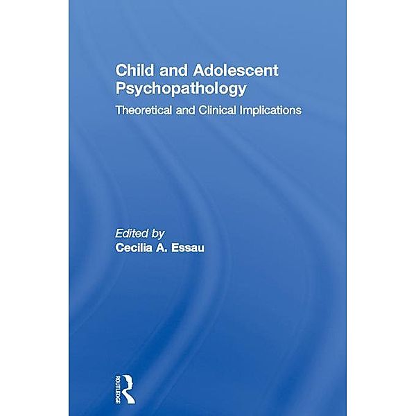 Child and Adolescent Psychopathology