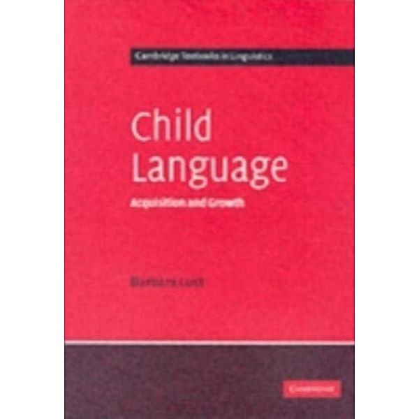 Child Language, Barbara C. Lust