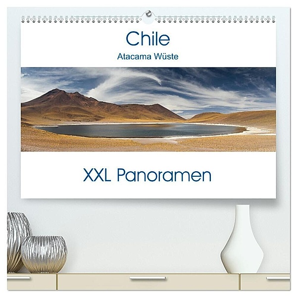 Chile Atacama Wüste - XXL Panoramen (hochwertiger Premium Wandkalender 2024 DIN A2 quer), Kunstdruck in Hochglanz, Juergen Schonnop